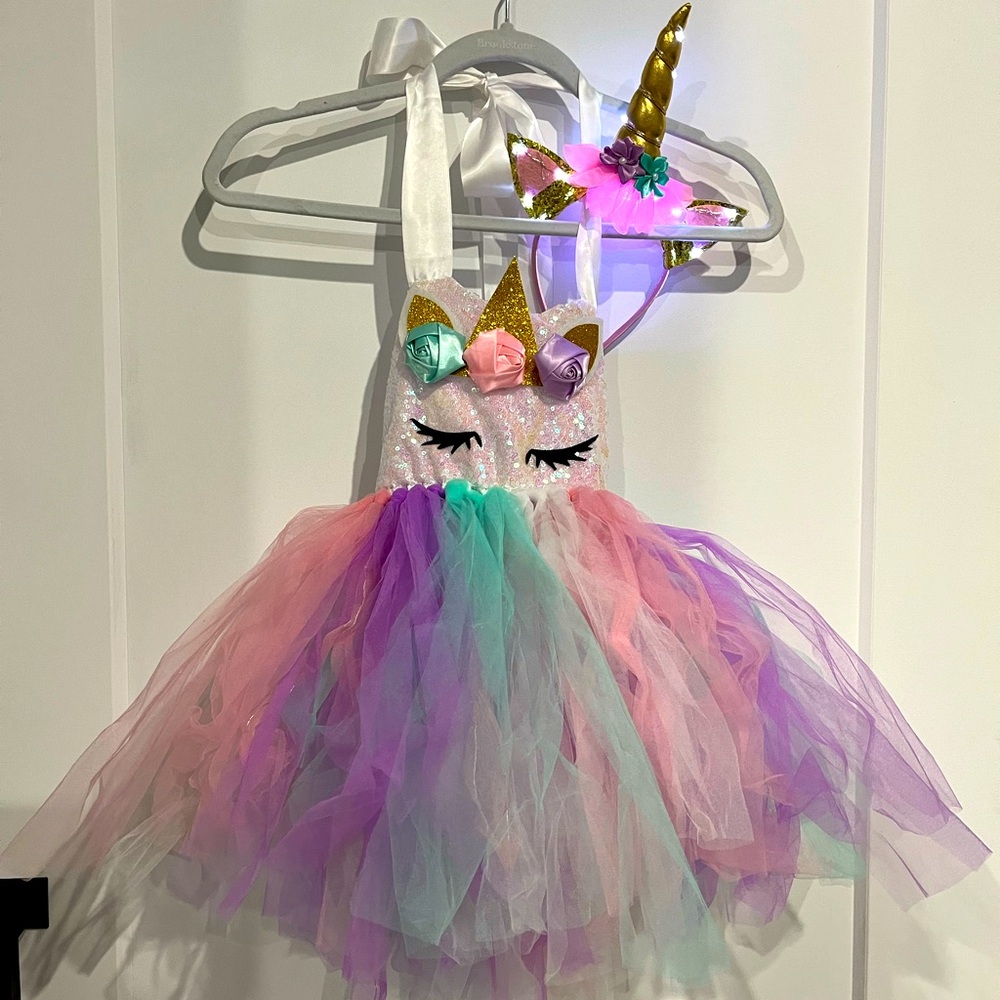 Toddler unicorn light up costume